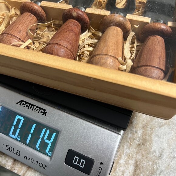 Chicago Cutlery Cheese Utensils Set Small Snack Spreaders Wood Handles NEW - Picture 8 of 8